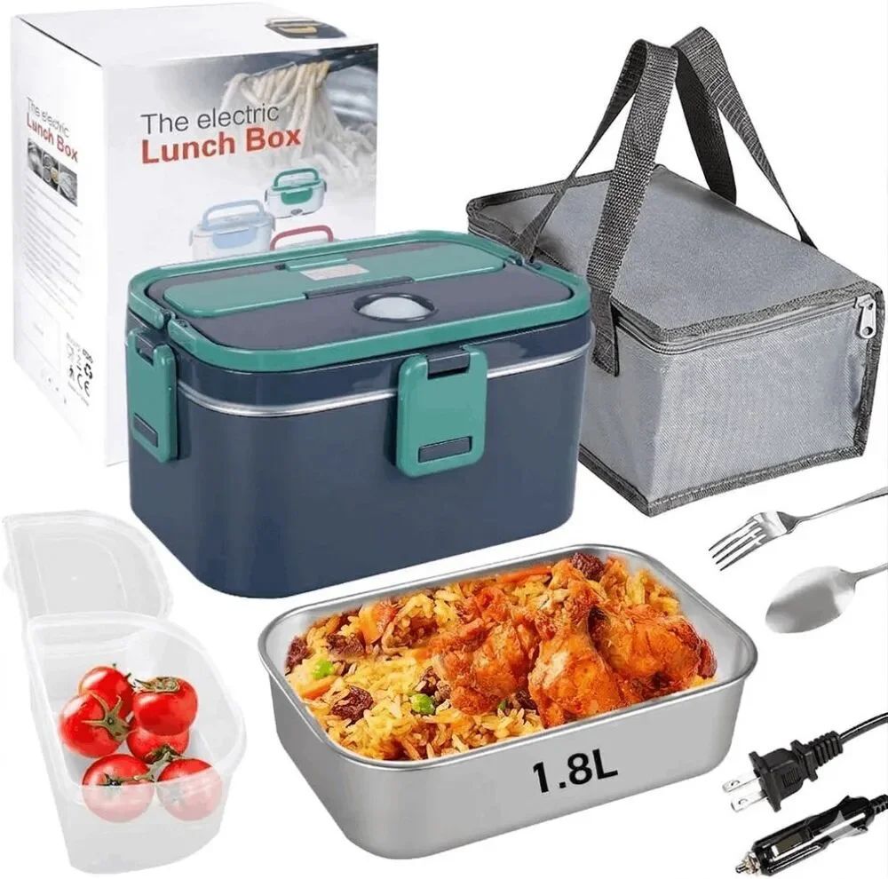 PAVEZO The Electric Lunch Box Heating Lunchbox for Adults 1.8L